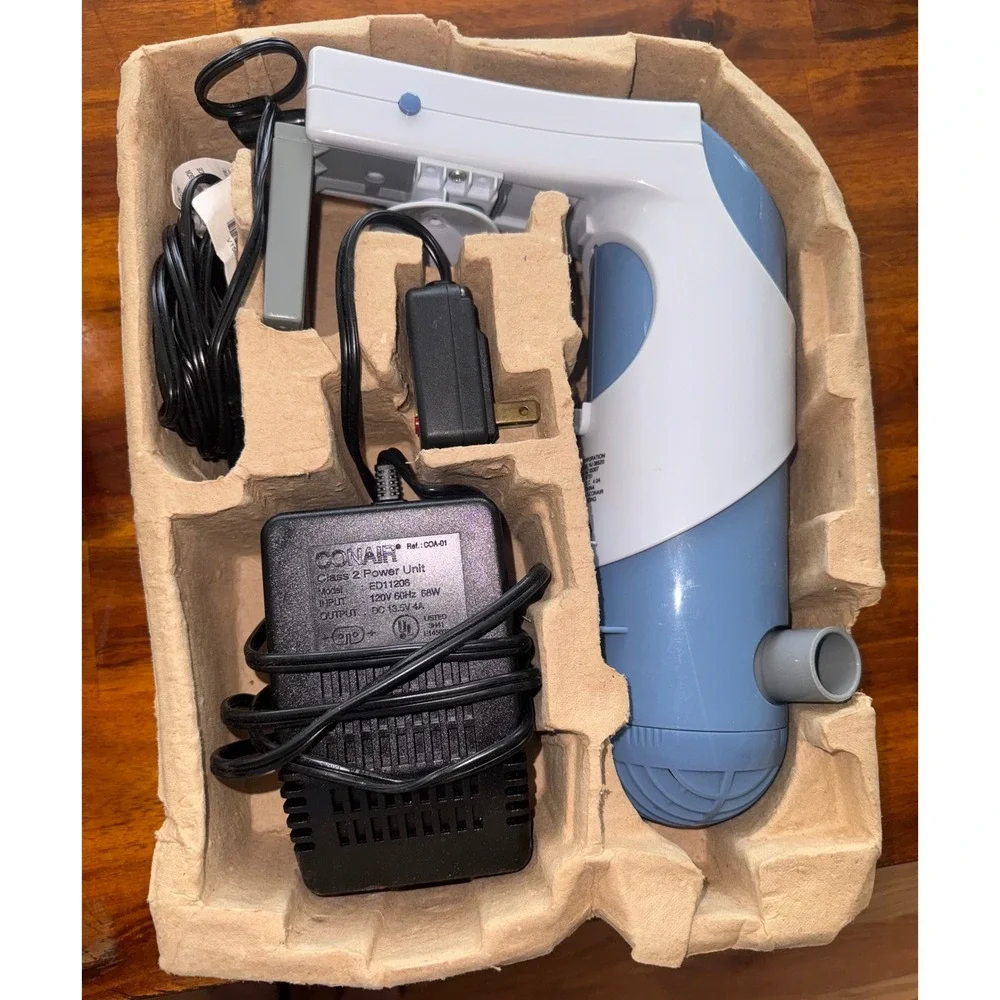Conair Body Benefits Powerful Water Jet Bath Spa Blue White BTS1R Portable Unit